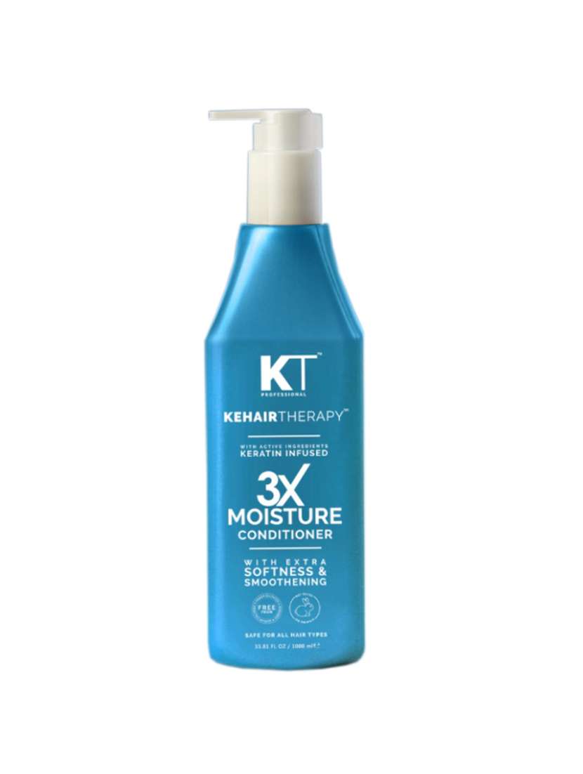 kehairtherapy kt professional 3x moisture keratin conditioner 1000 ml