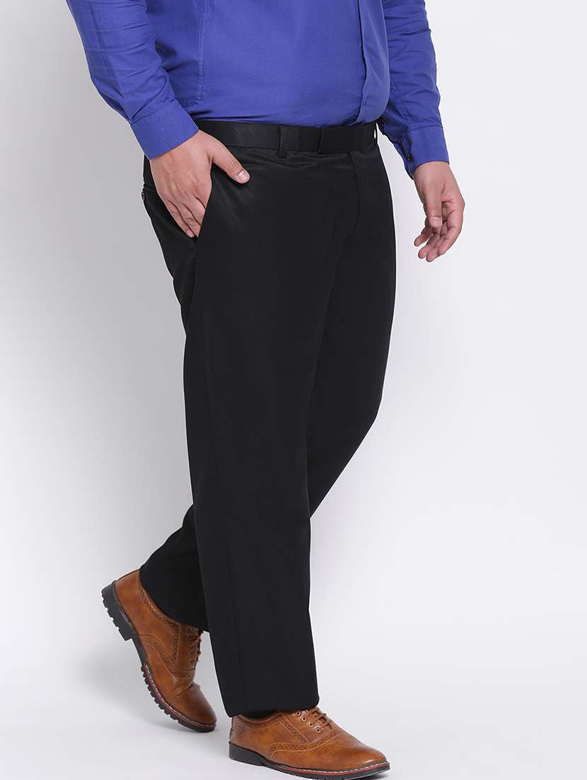 black solid formal trouser - 18377179 -  Standard Image - 2