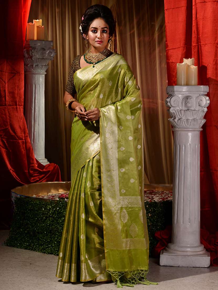 self designed woven saree