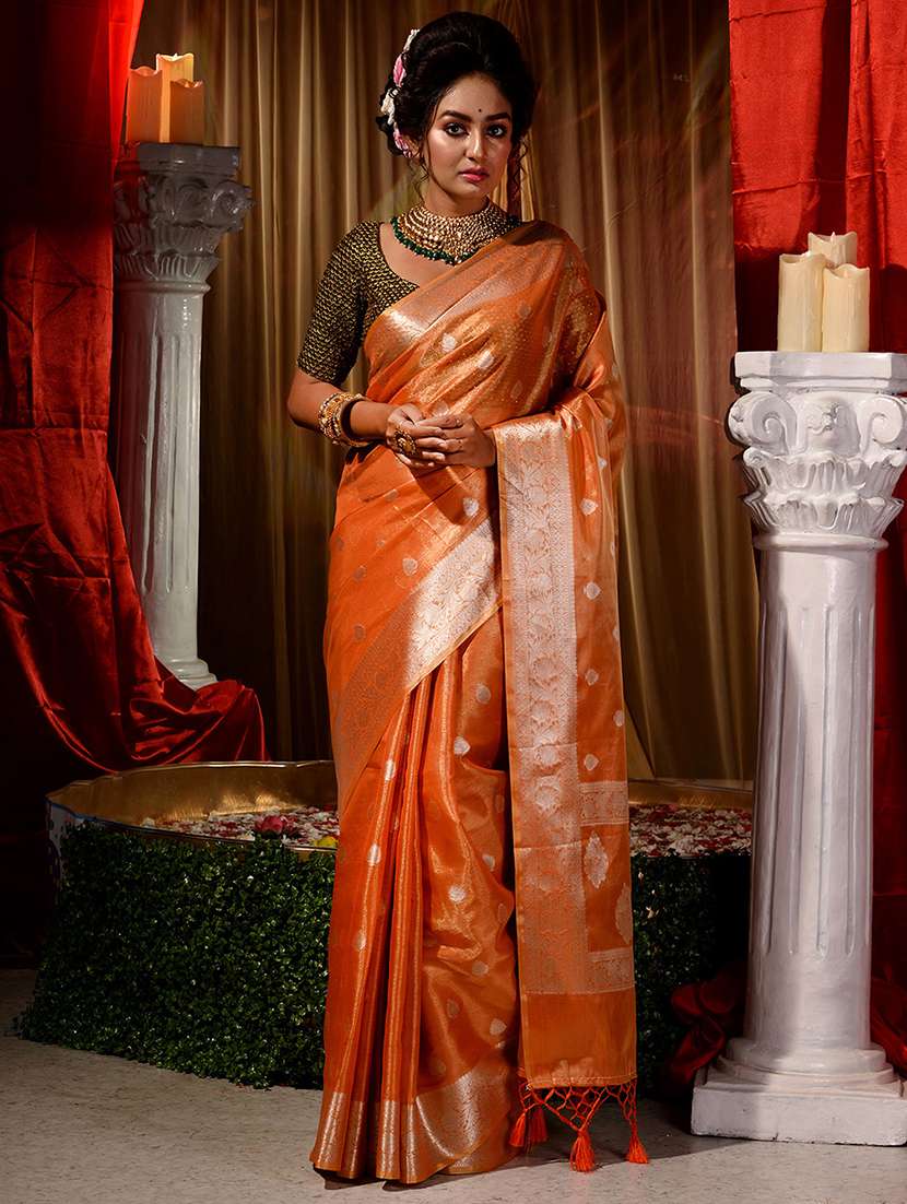 self designed woven saree