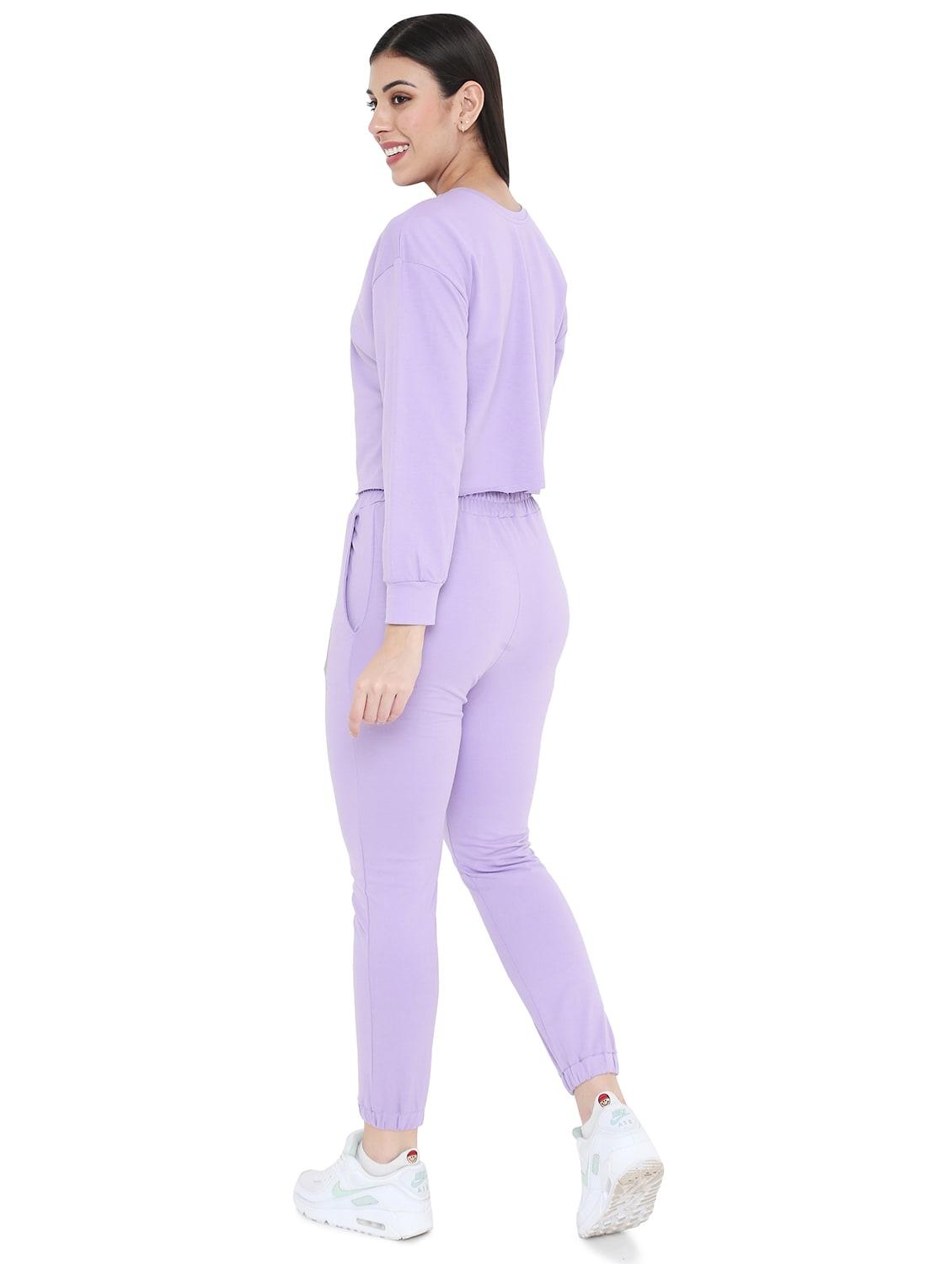 long-sleeved chest-printed active wear set - 18378417 - Standard Image - 2