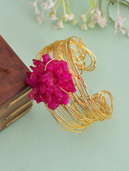 mesh wire rose bracelet. - 18378545 - Standard Image - 0