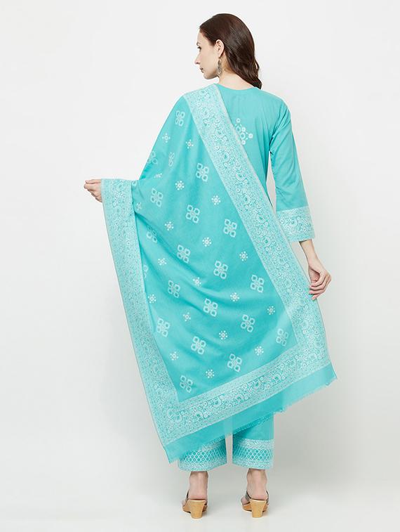 self design unstitched suit set - 18379667 - Standard Image - 2