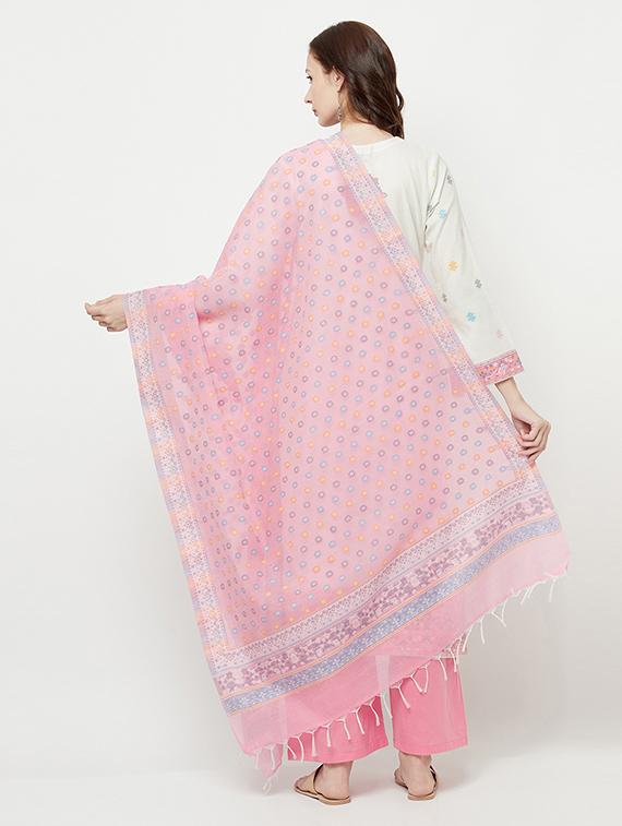 floral print unstitched suit set - 18379688 - Standard Image - 2