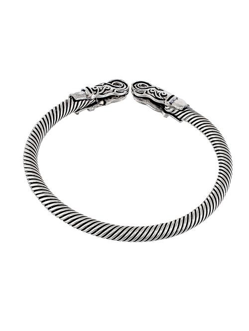 oxidised silver elephant bracelet - 18379705 - Standard Image - 0