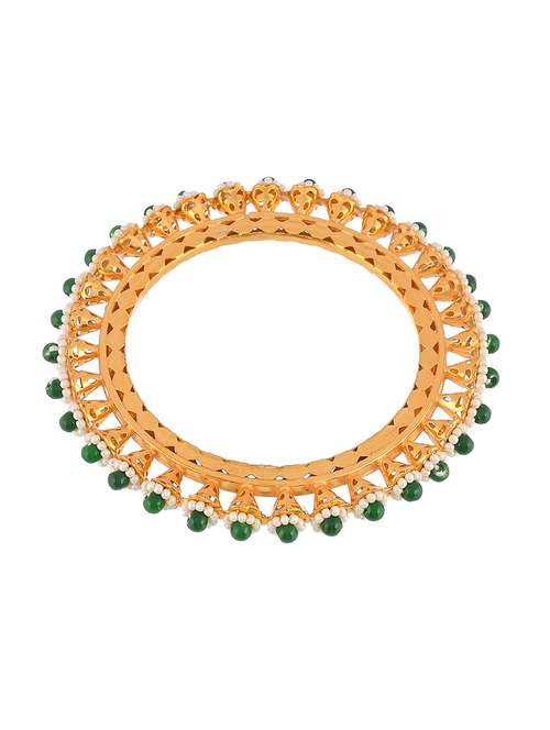 green brass bangle - 18380623 -  Standard Image - 0