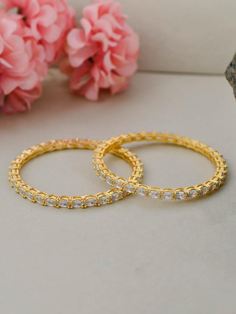 gold plated handcrafted ad bangles