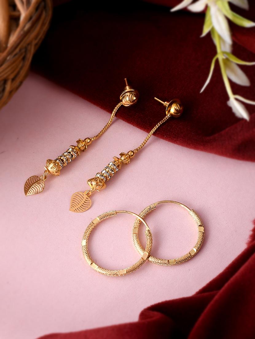 gold brass balli earring - 18381742 - Zoom Image - 0