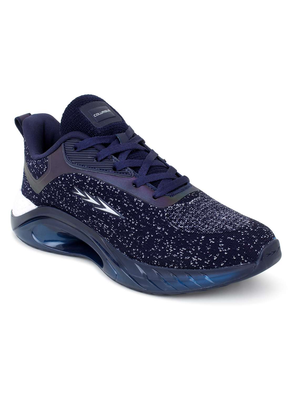 navy mesh sport shoes