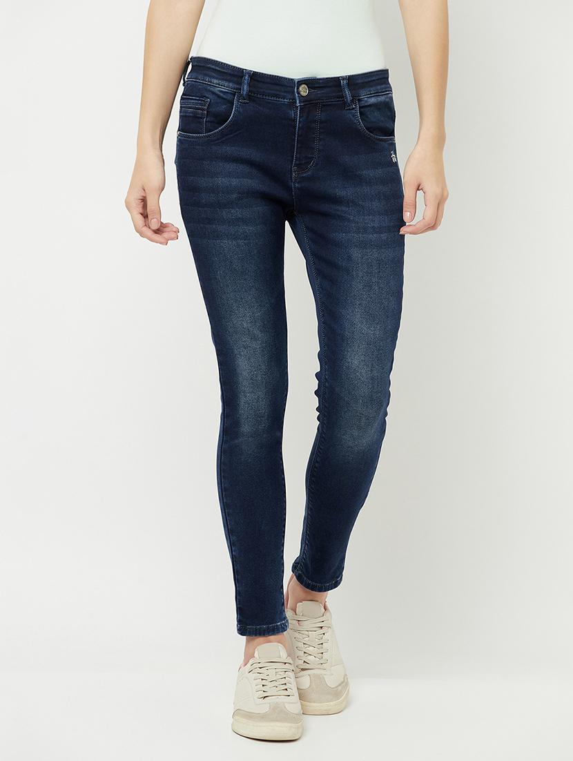 women's plain slim fit jeans