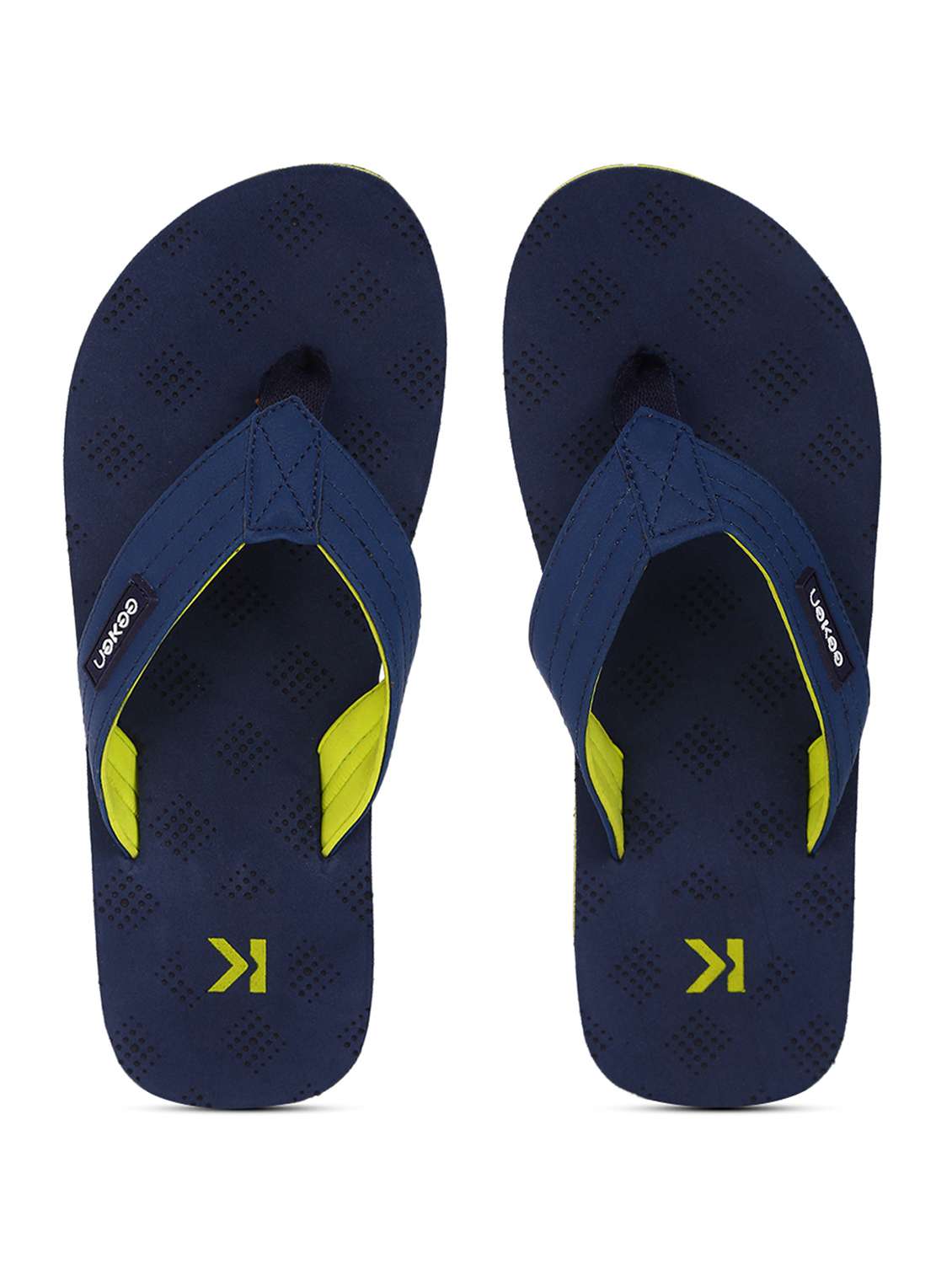 navy pvc slip on flip flops - 18382692 -  Standard Image - 2