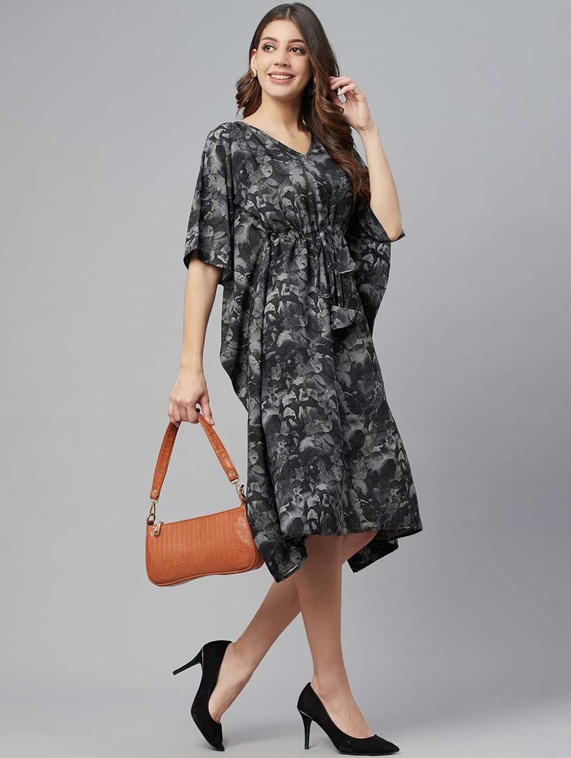 women's fit & flare abstract dress