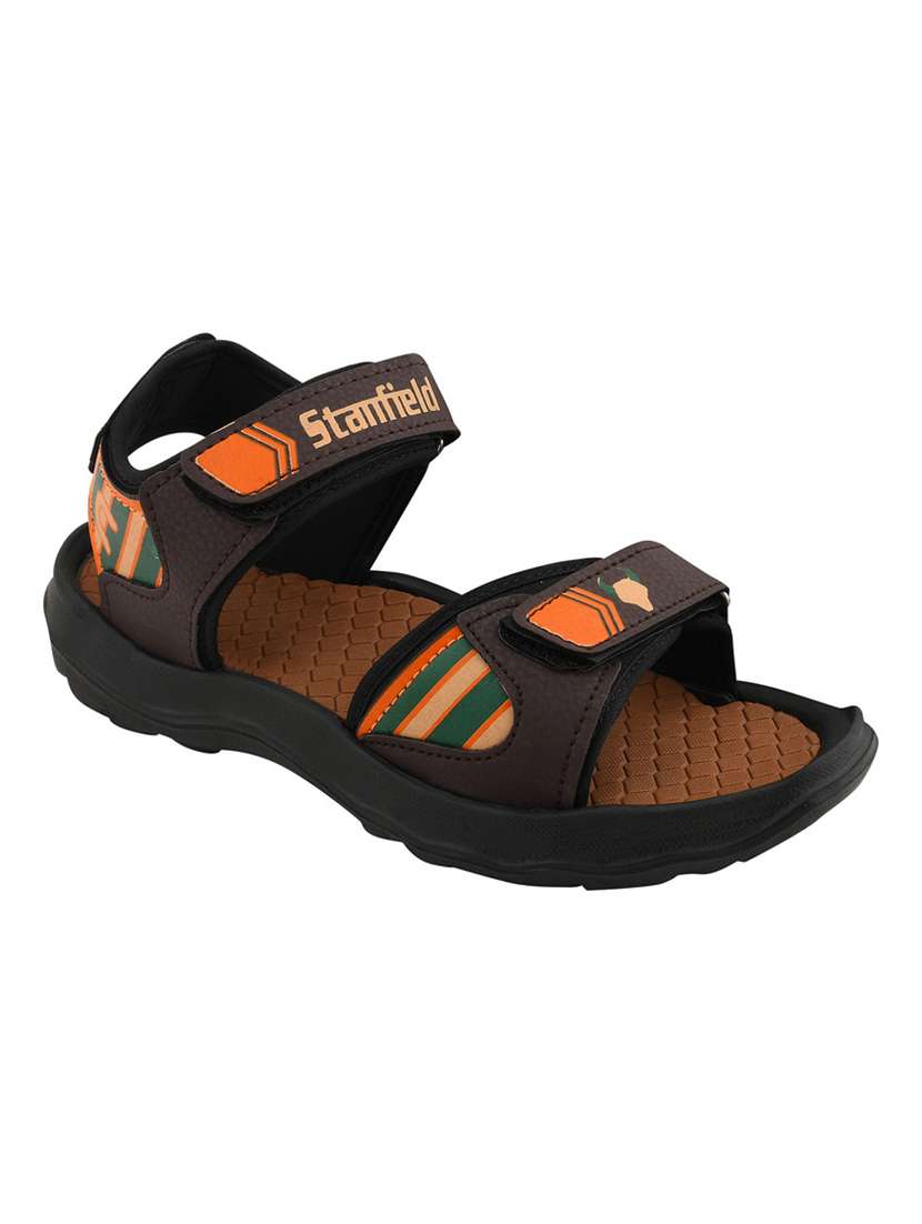 brown  back strap floater