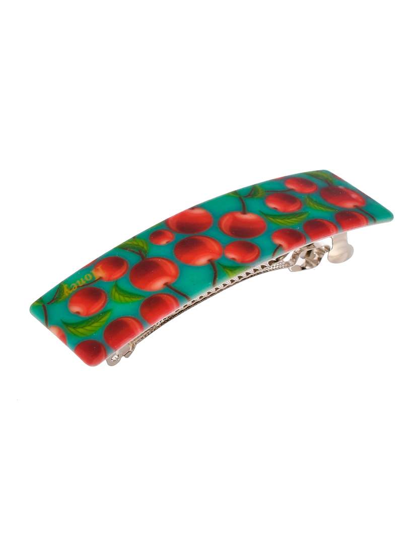 women set of 4 multi colored printed french barette - 18383518 -  Standard Image - 2