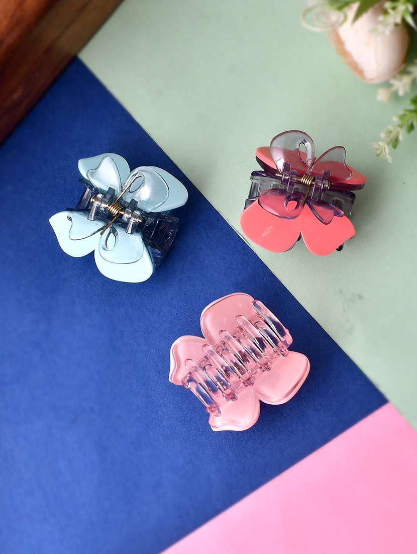 multi colored claw clip