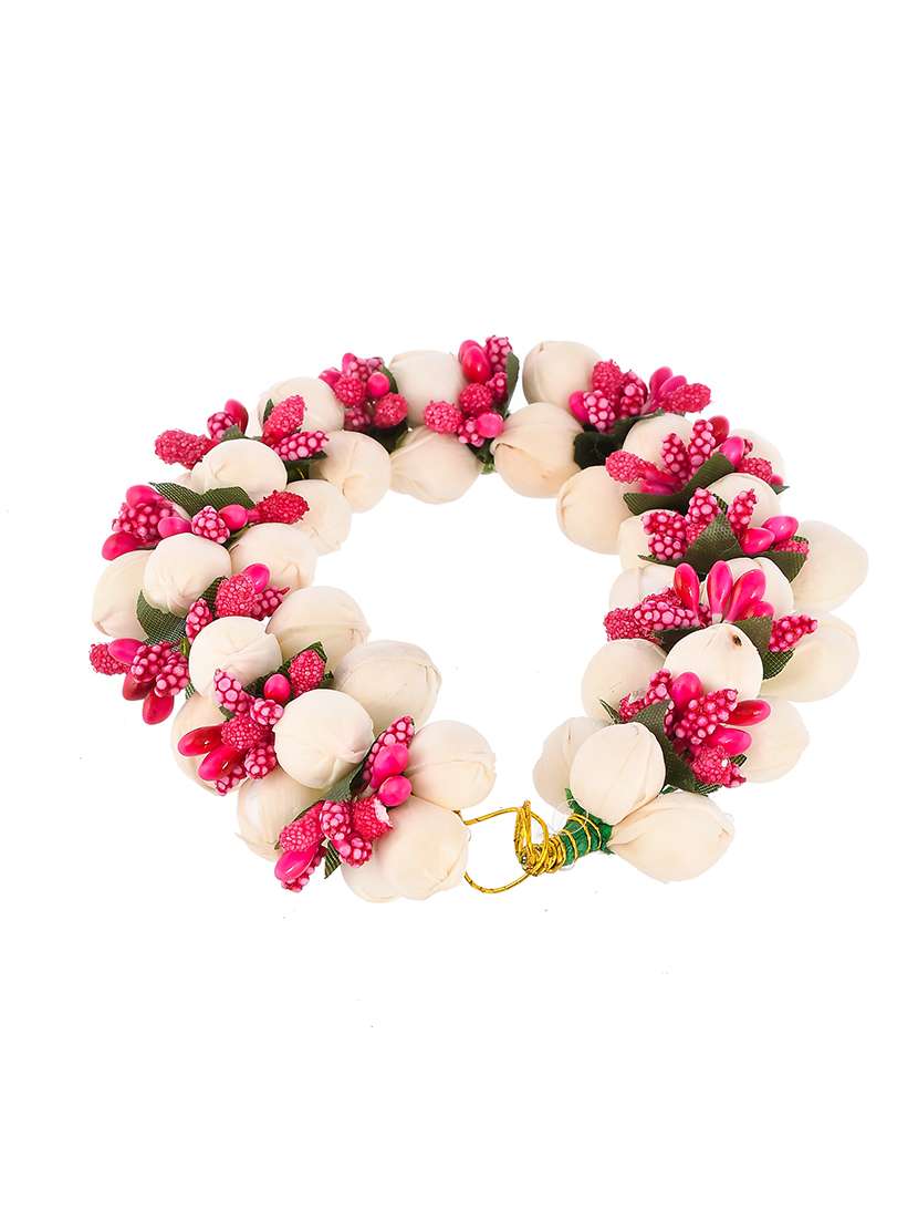  pink & white toned embellished hair accessory set - 18384430 -  Standard Image - 2