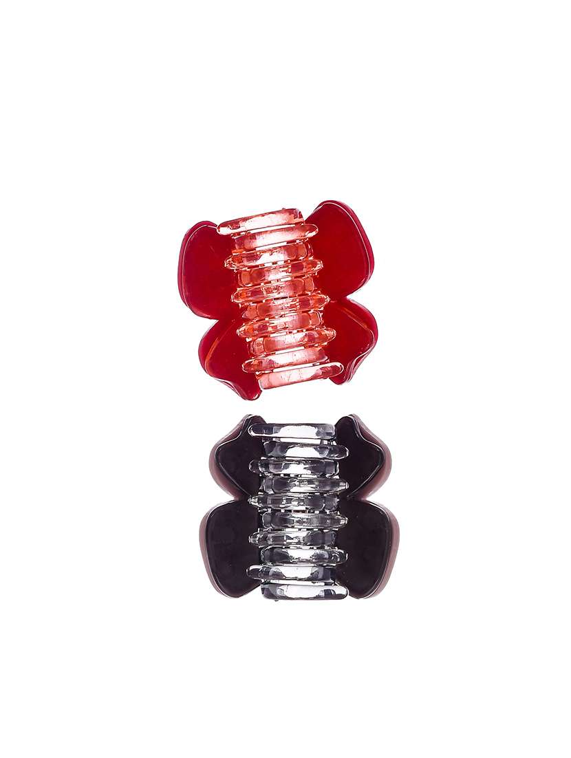 Set Of 3 Multi Colored Claw Clip - 18385168 -  Standard Image - 2