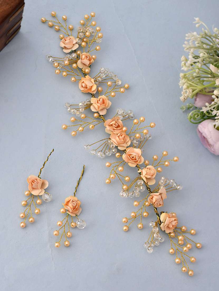 bridal hair tiara artificial beads hair ornament