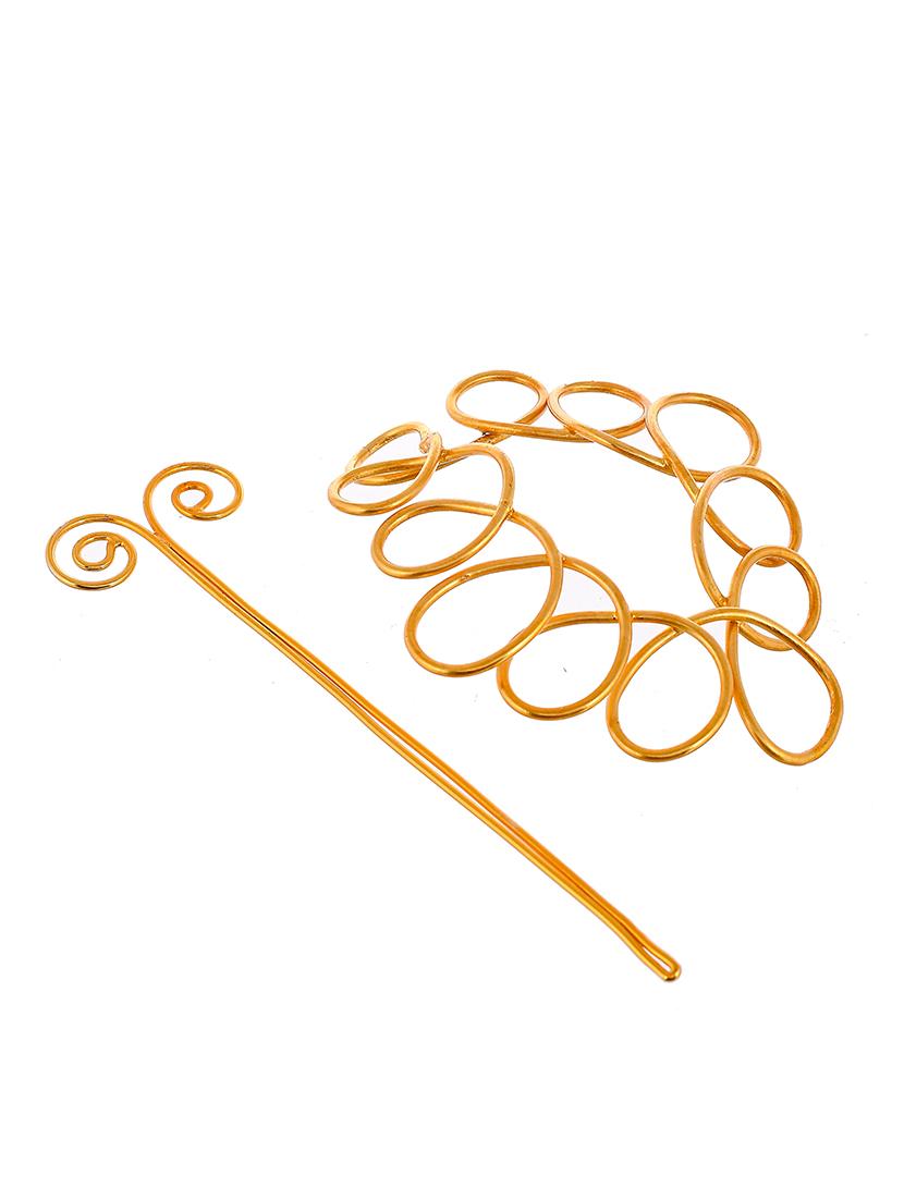 gold toned embellished hair accessory - 18385303 - Standard Image - 2