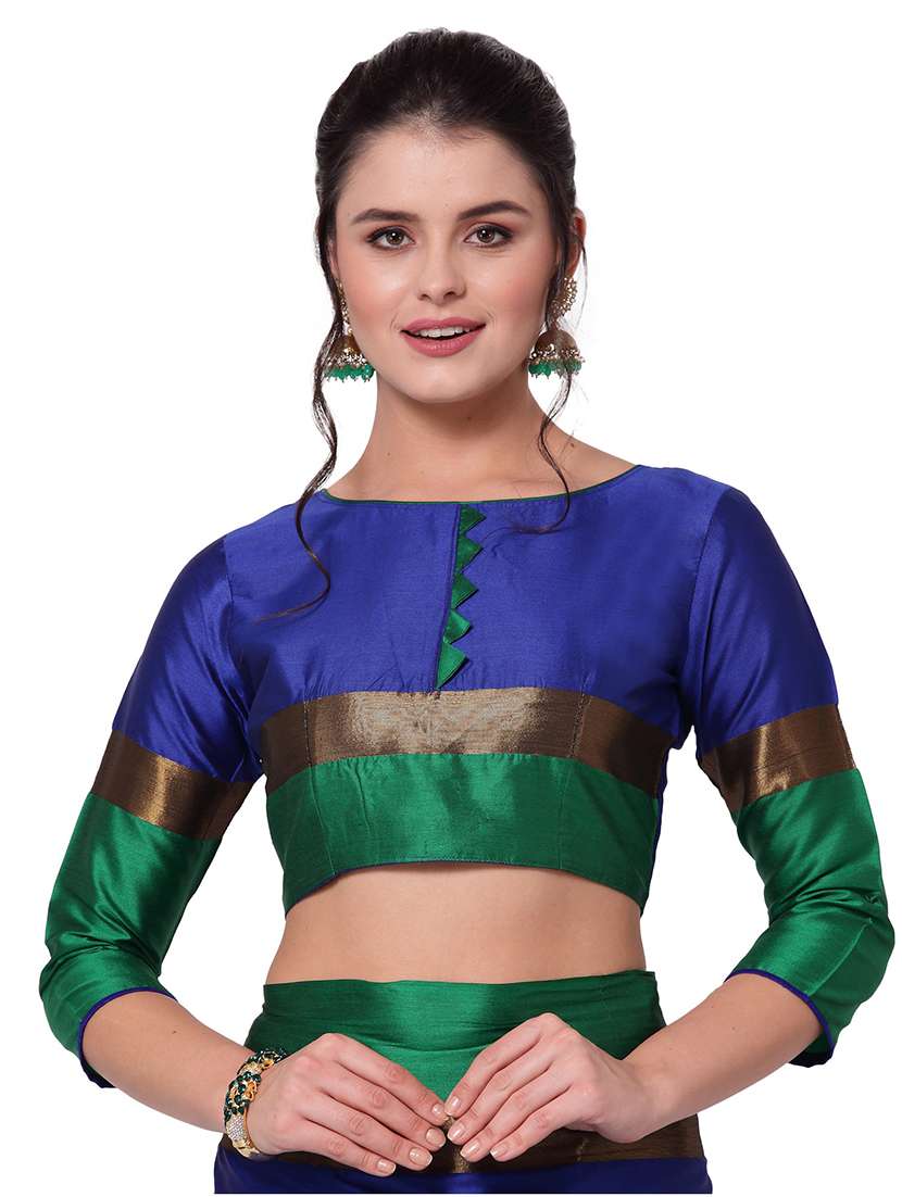 women's embroidered saree with blouse - 18385330 -  Standard Image - 2