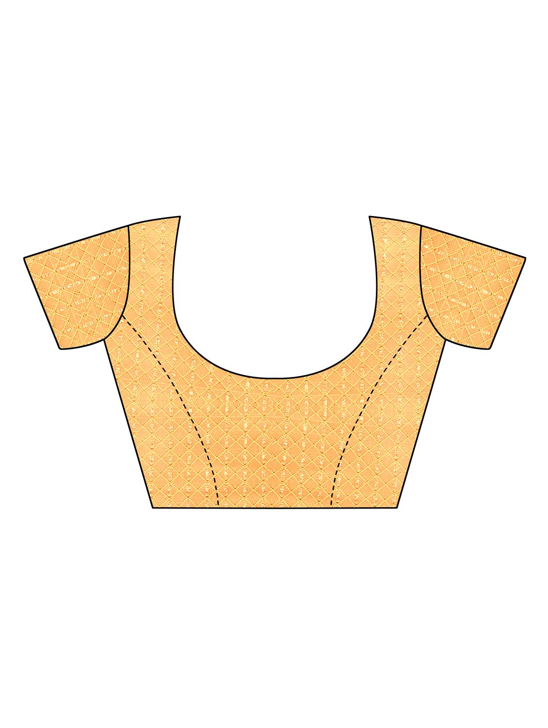 yellow art silk printed saree with blouse - 18385613 - Standard Image - 2