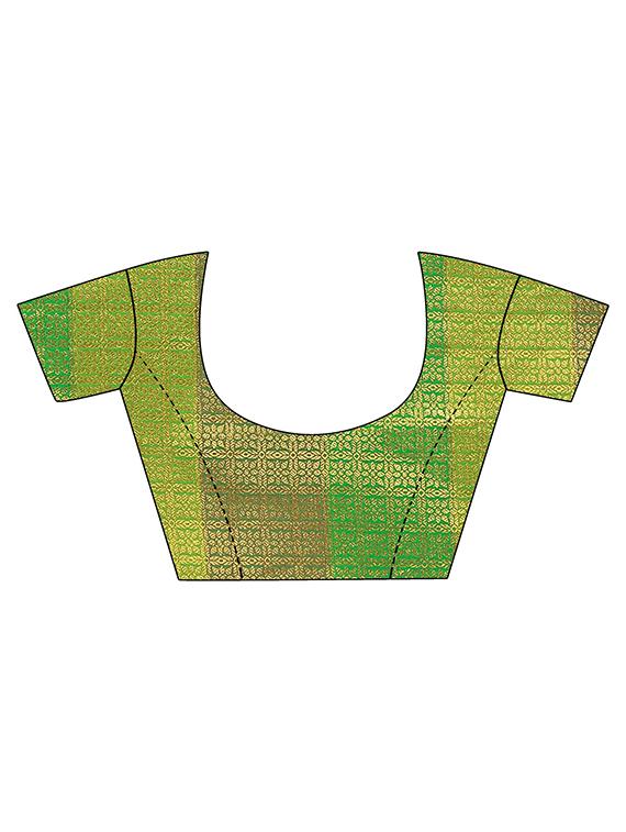 self design woven saree with blouse - 18385689 - Standard Image - 2