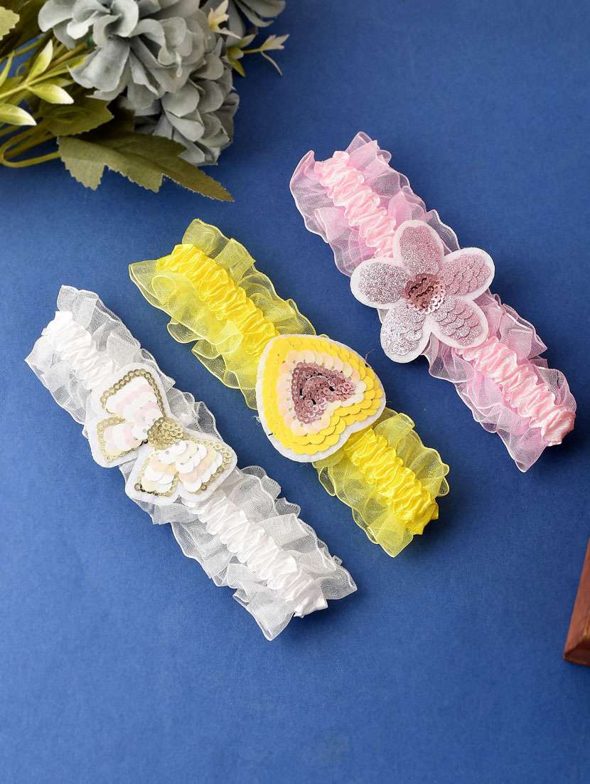  set of 3 multi-color hairband