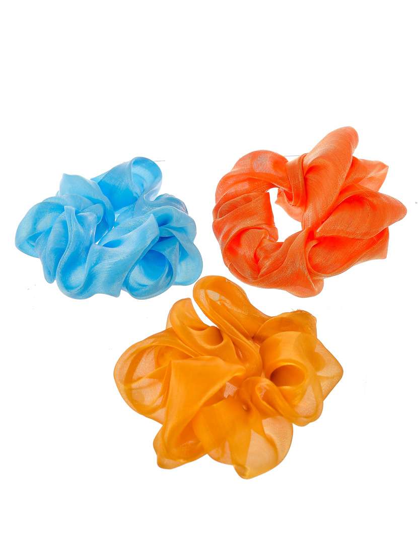 Set Of 6 Multi Color Poytail Holder