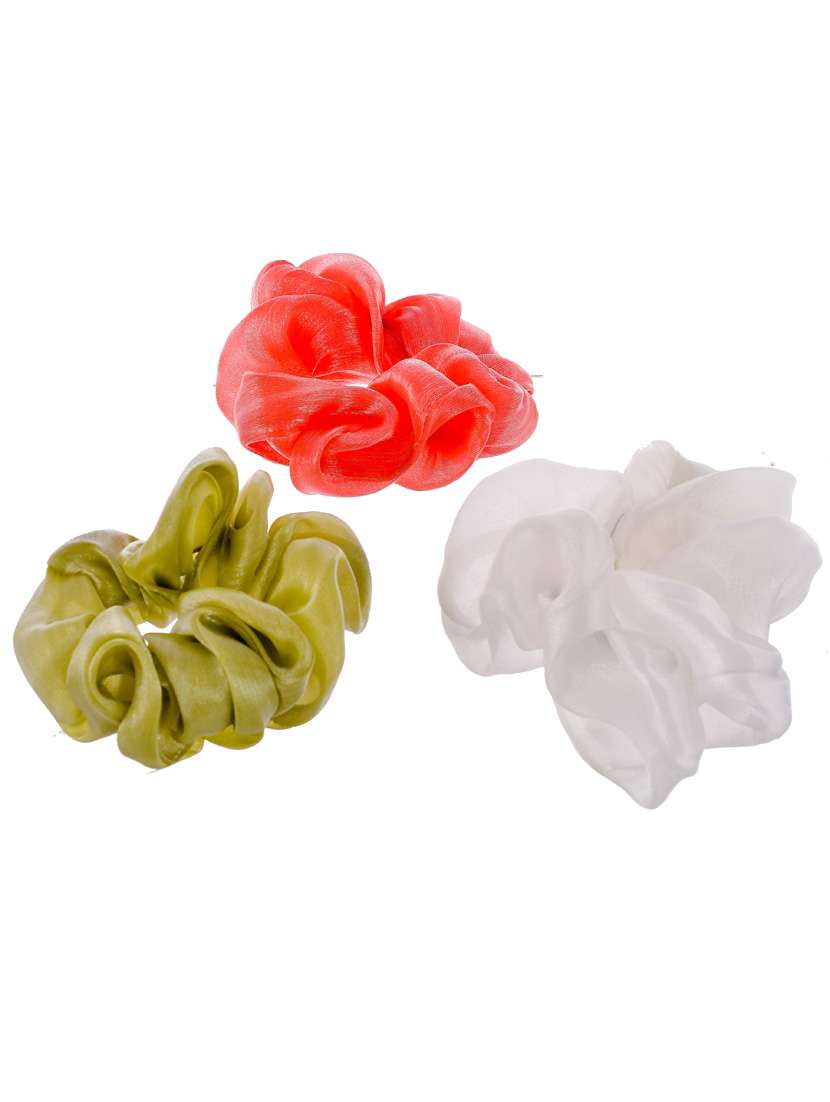 Set Of 6 Multi Color Poytail Holder
