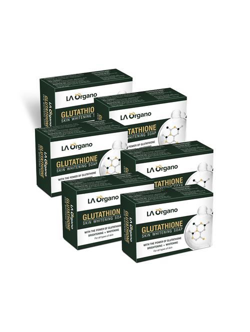 la organo glutathione skin whitening soap for brightening & whitening-all skin type(pack of 6) - 18385762 -  Standard Image - 0