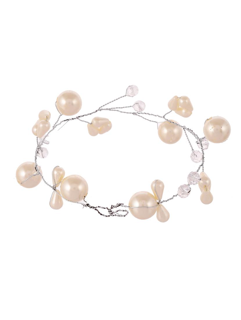 pearl beads hair vine accessory - 18386339 - Standard Image - 2