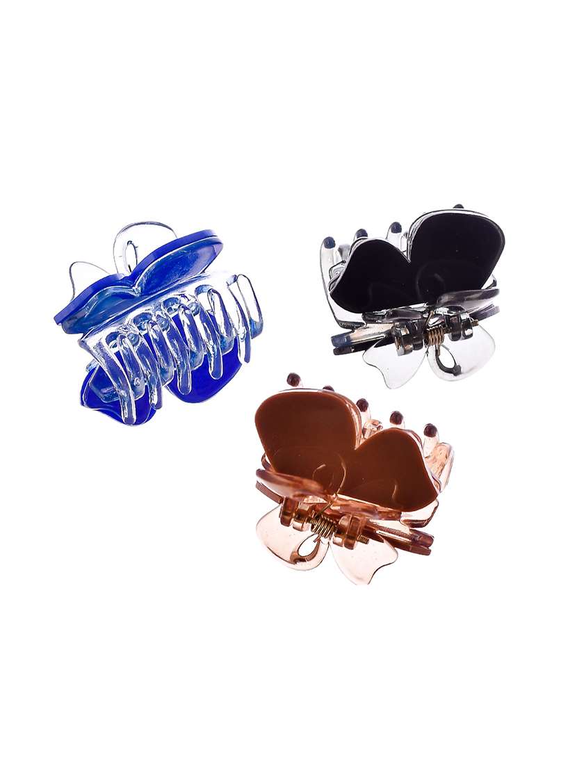 set of 3 multi colored claw clip - 18386481 -  Standard Image - 2