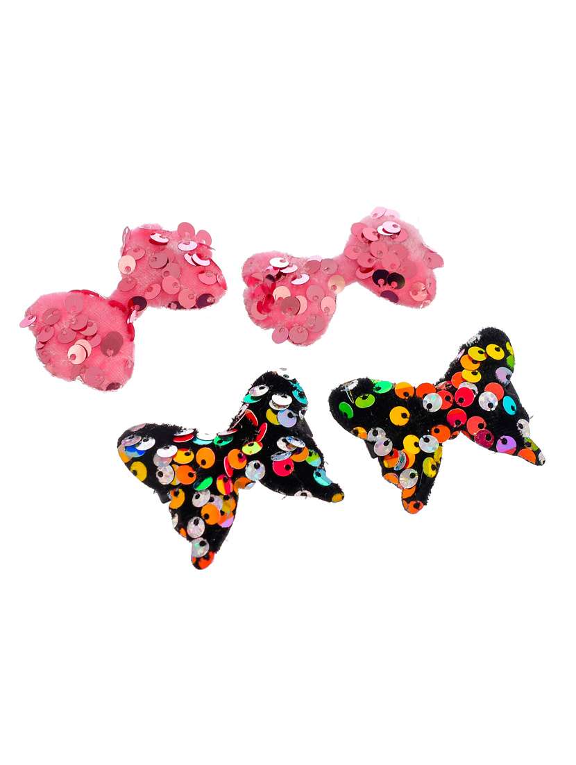 Butterfly Bow Sequined Hair Accessory