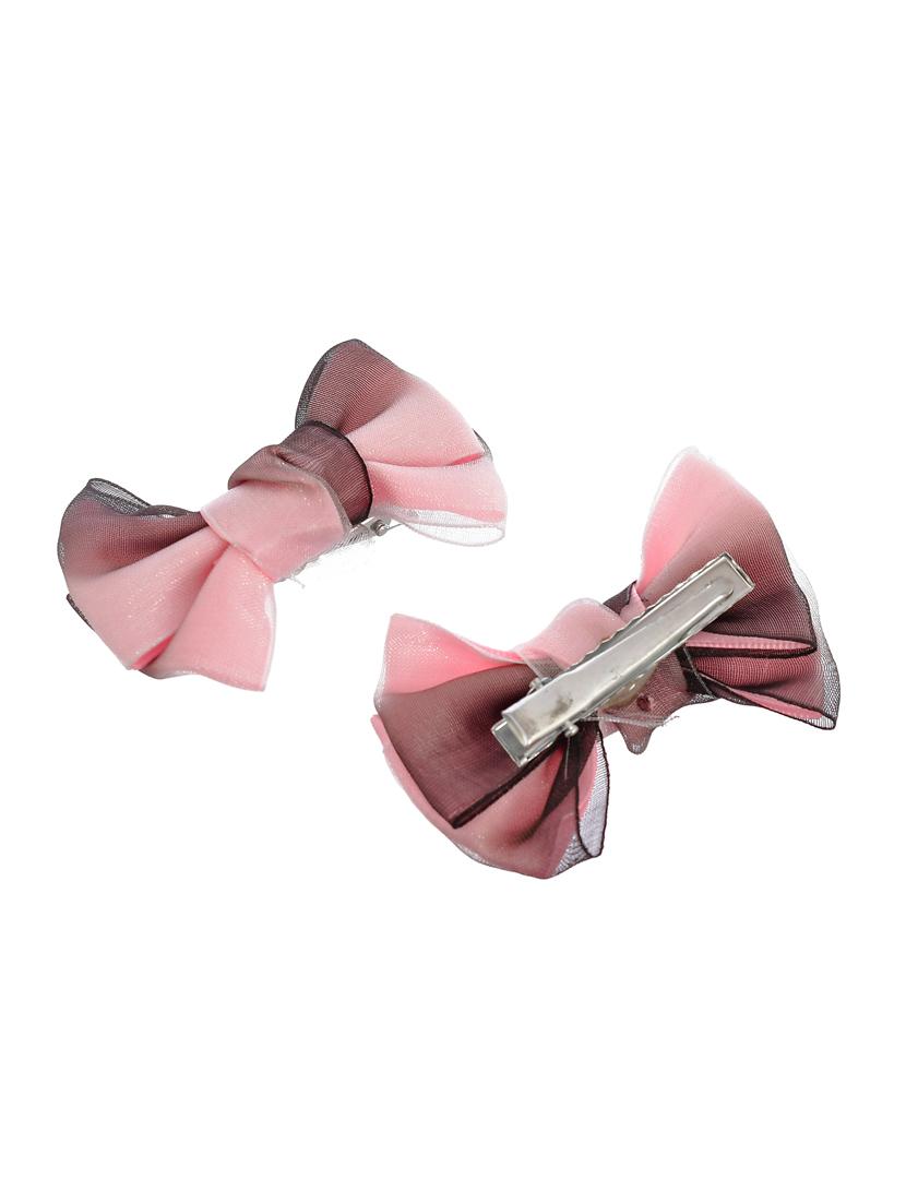 set of 2 shaded pink bow hair accessory - 18386681 - Standard Image - 2