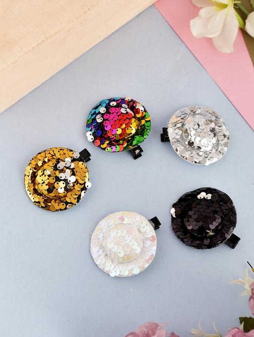set of 5 sequin hat hair accessory - 18386683 -  Standard Image - 0