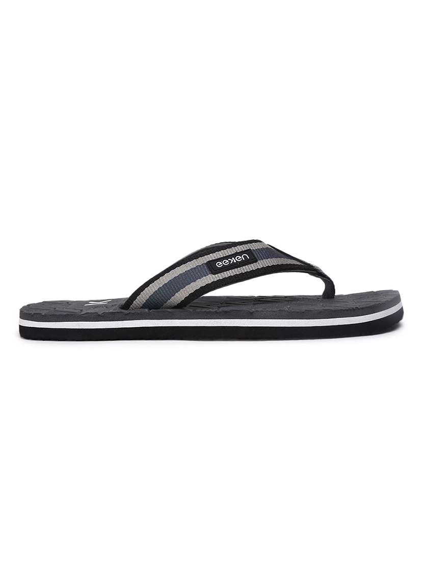 grey rubber slip on flip flops - 18386892 -  Standard Image - 2