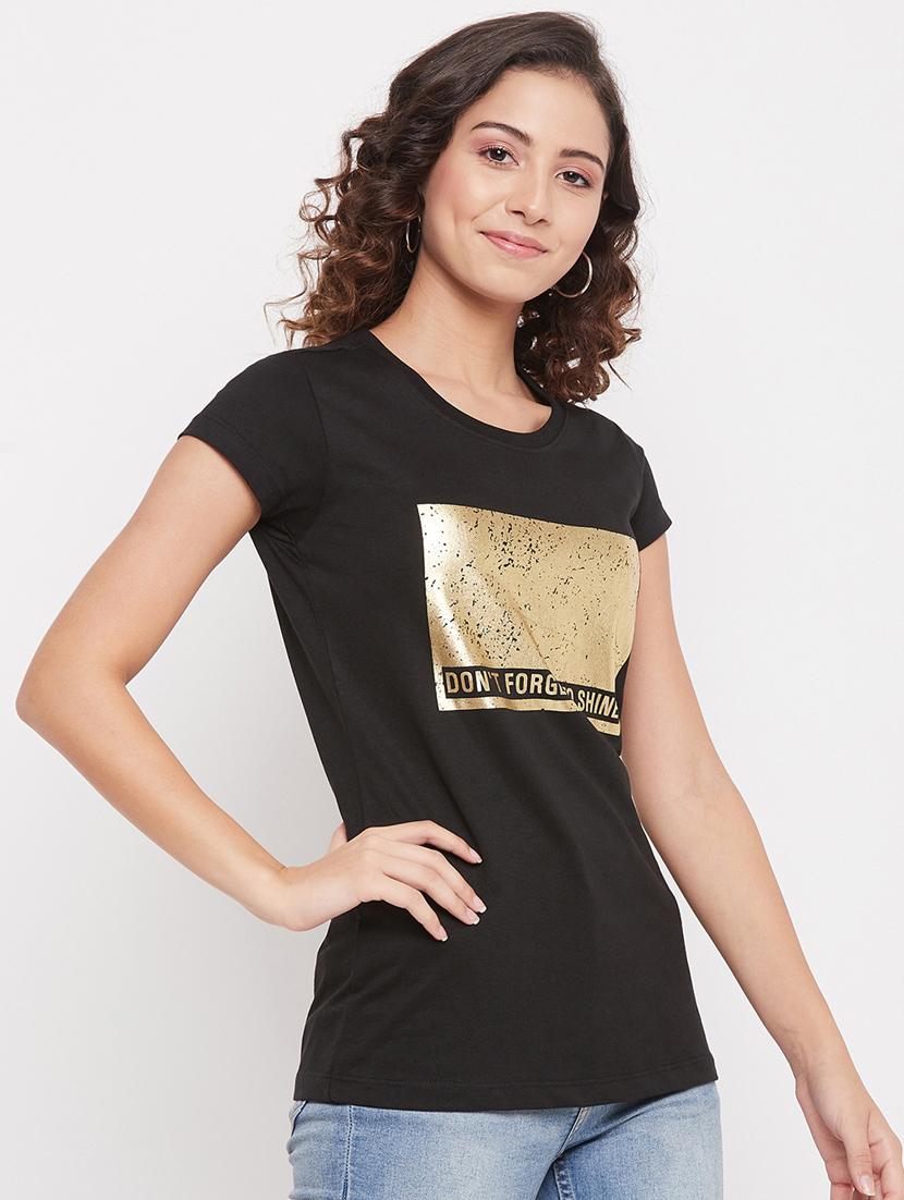 round neck printed regular tee - 18387079 - Standard Image - 2