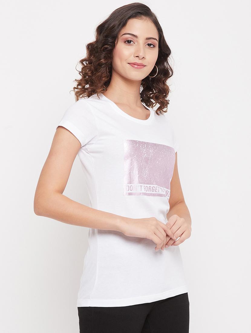 round neck printed regular tee - 18387080 - Standard Image - 2
