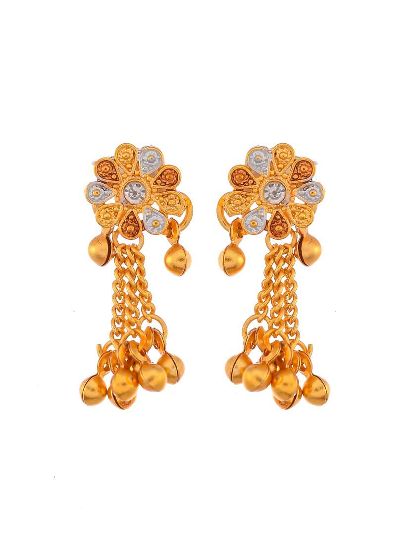 gold brass necklaces and earring - 18387652 -  Standard Image - 2