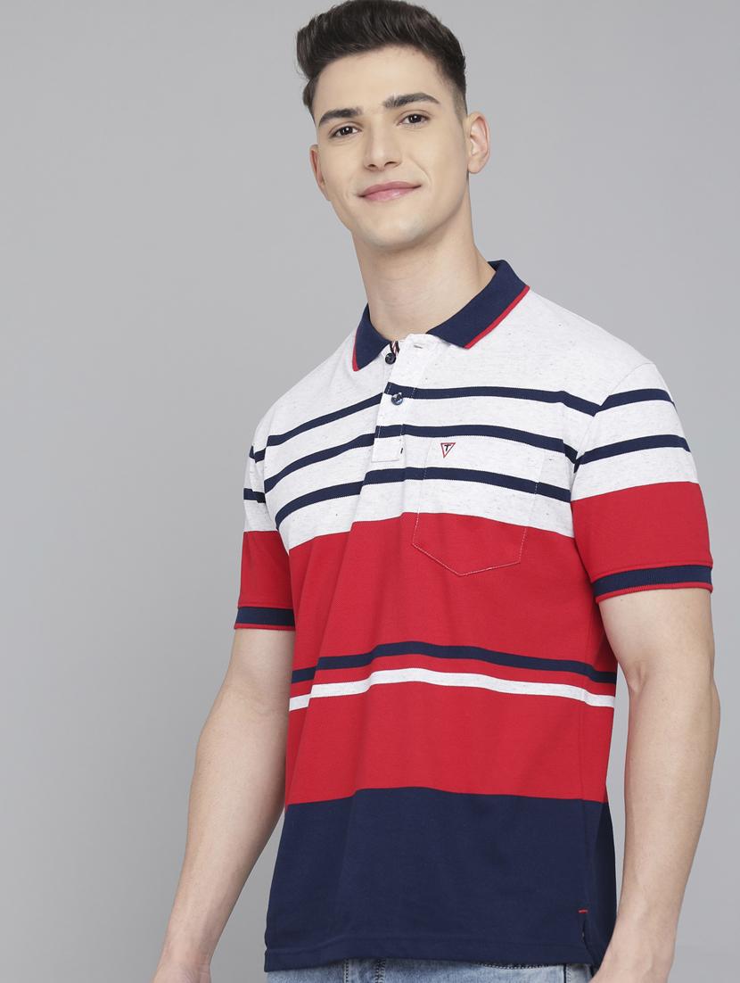 red striped polo t-shirt - 18388274 - Standard Image - 2