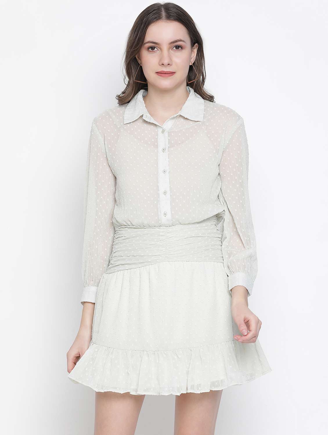 women's shirt swiss dots dress - 18388397 - Zoom Image - 0