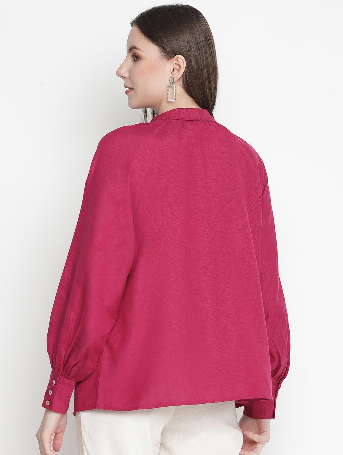 tie up neck solid top - 18388452 - Standard Image - 2