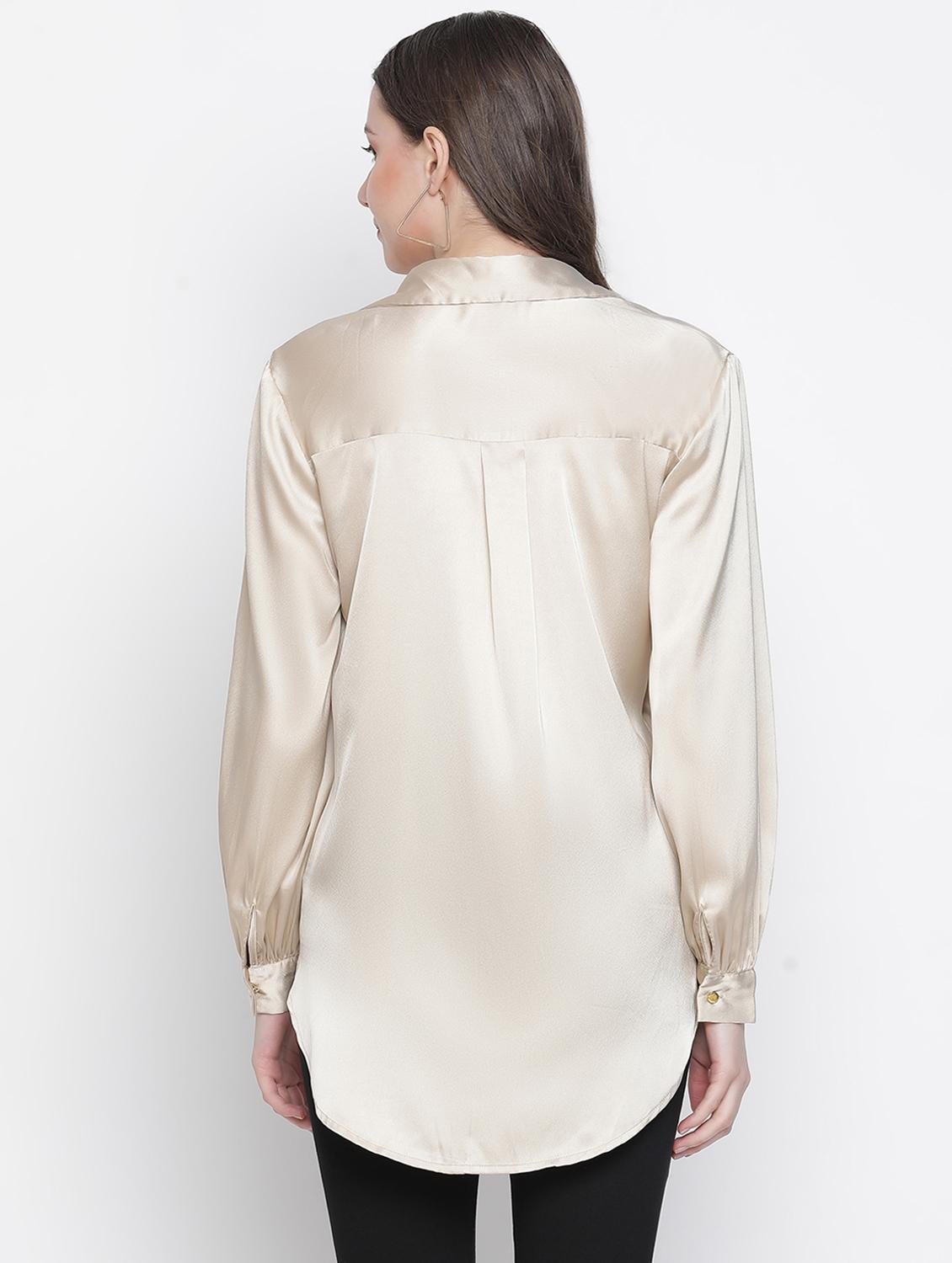 overlap neck high low top - 18388482 - Standard Image - 2