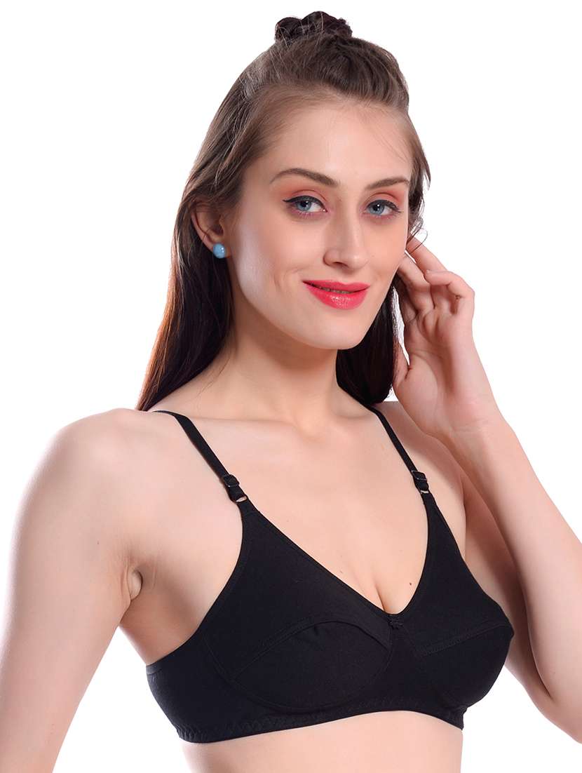 pack of 2 solid regular bra - 18389504 -  Standard Image - 2