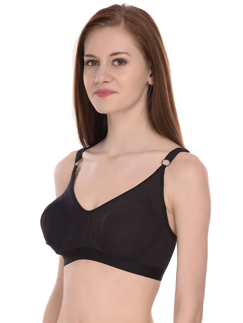 pack of 2 solid regular bra - 18389558 -  Standard Image - 2