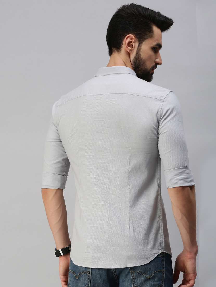 mens solid casual shirt - 18389646 -  Standard Image - 2