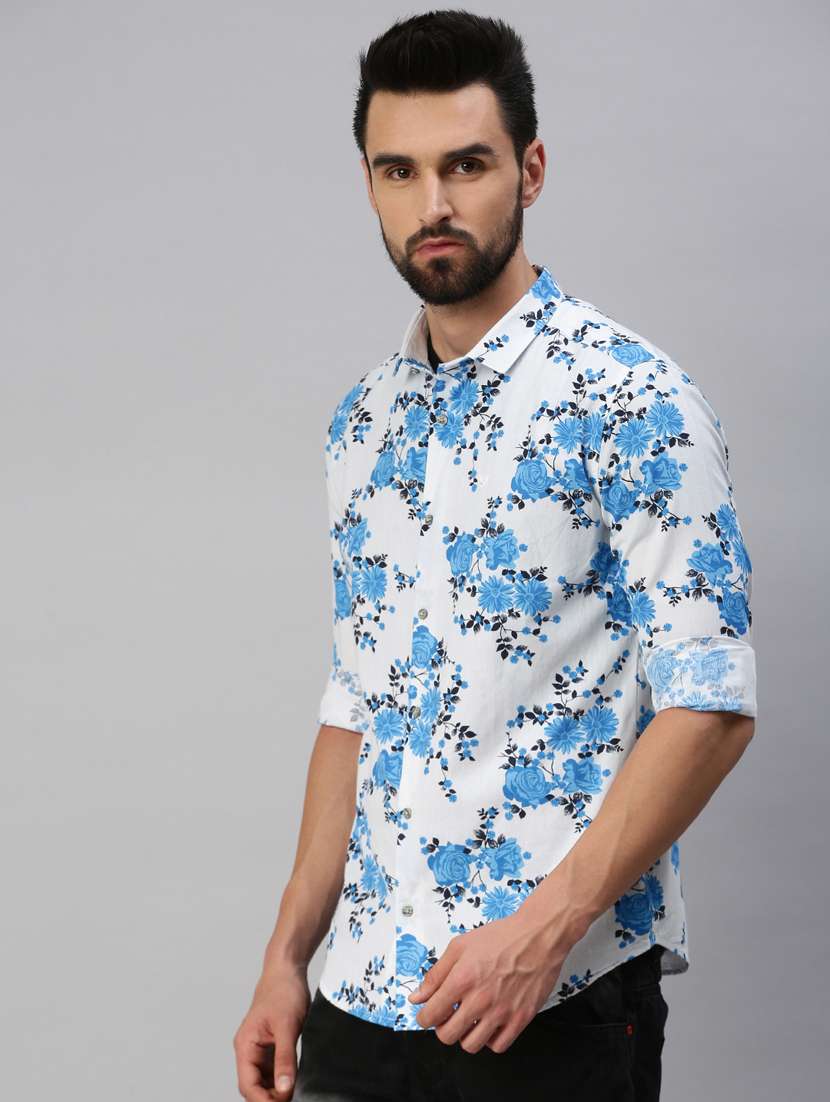 mens florals casual shirt - 18389650 - Standard Image - 2
