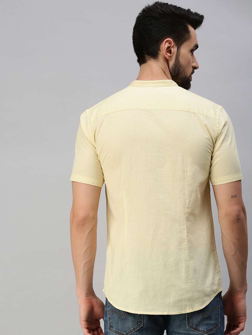 mens solid casual shirt - 18389658 -  Standard Image - 2