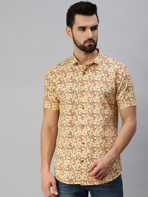 mens printed casual shirt - 18389681 - Standard Image - 0