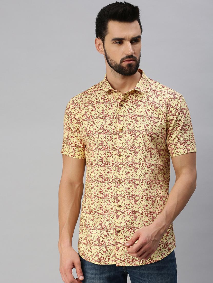 mens printed casual shirt - 18389681 - Zoom Image - 0